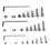 1080pcs M2/m3/m4 Stainless Steel Hex Socket Bolt And Nuts Set Fastener Hardware Hexagon Socket Head 4