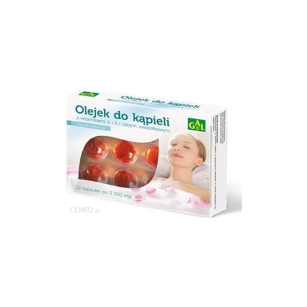 Polskie Suplementy Gal Olej Wiesiolkowy Do Kapieli Witamina A I E 12 Kap Perchy Oil Bath Vitamins