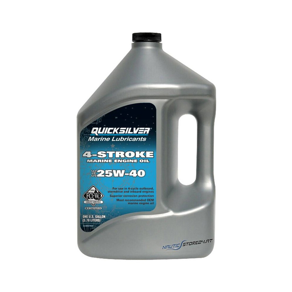 Quicksilver 4 Stroke 25W40 Stern Drive & Inboard Oil 4L 7450619330952