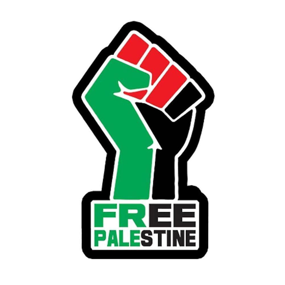 (A 2Pcs) Free Palestine Sticker Flag Bumper Water Proof Vinyl Decal 9430790467317