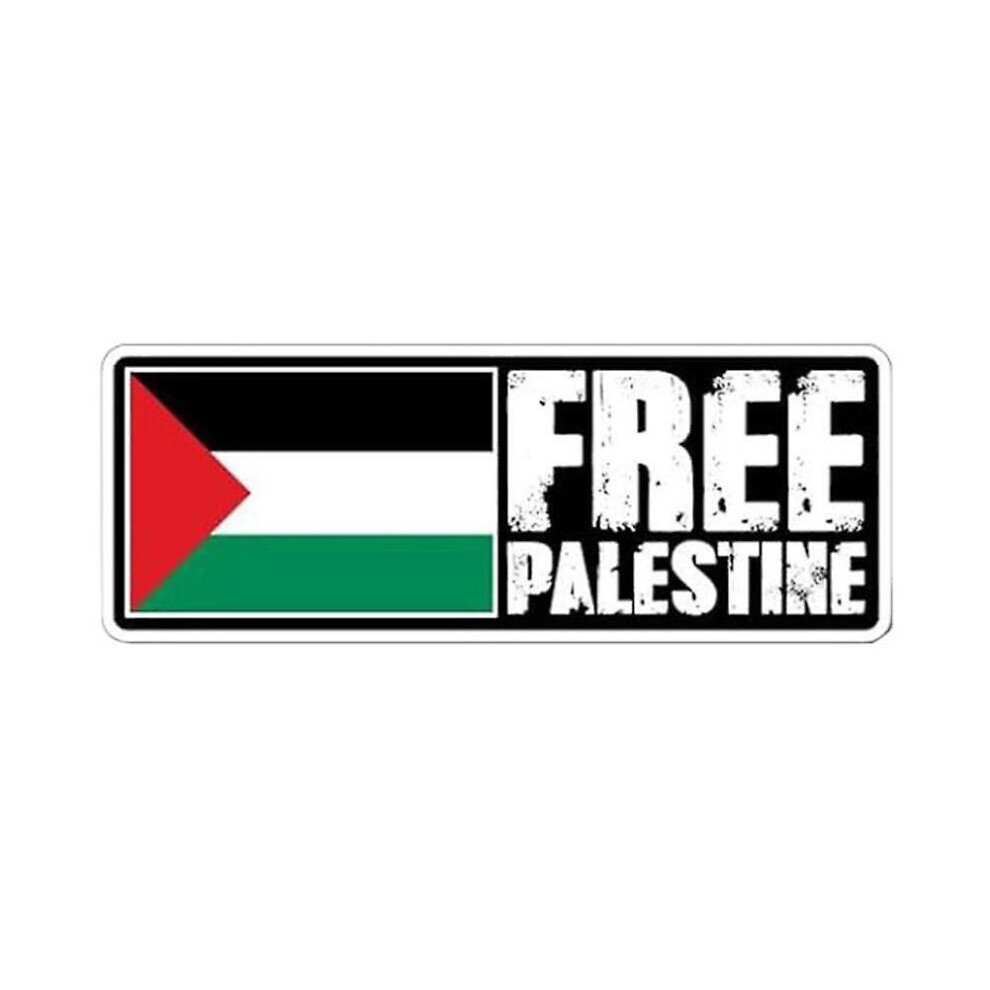 (B 1Pc) Free Palestine Sticker Flag Bumper Water Proof Vinyl Decal 9430790467362
