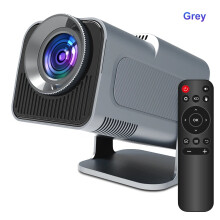 (Grey) Projector 4K Android 11 Native 1080P 390ANSI HY320 Dual Wifi6 BT5.0 1920*1080P Cinema portable