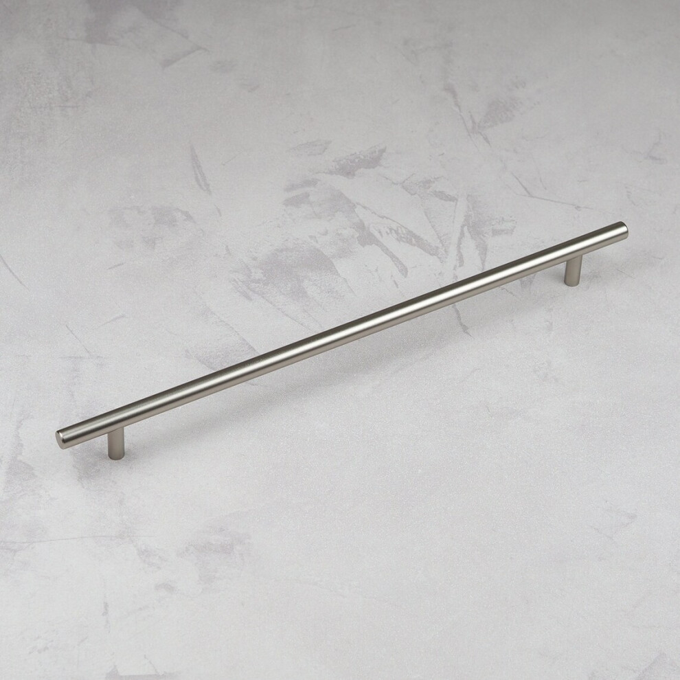 (320Mm Handle) Brushed Nickel T Bar Slim Cabinet Handles & Pull 5060796708646