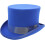 (Blue, L) Hand Made Wool Top Hat Satin Lined Small To Xxl 1