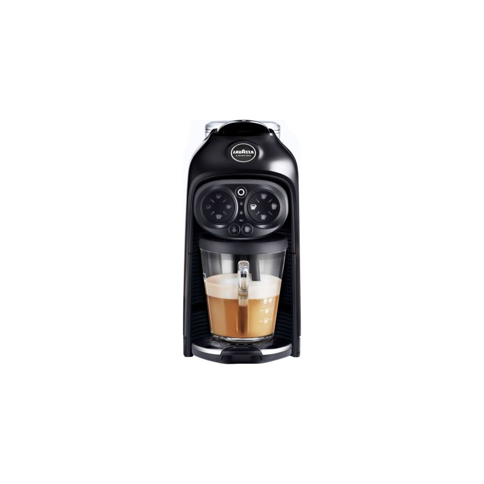 Lavazza A Modo Mio Deséa 18000389 Pod Coffee Machine with Milk Frother - Black