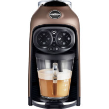 Lavazza A Modo Mio Deséa 18000391 Pod Coffee Machine with Milk Frother - Walnut