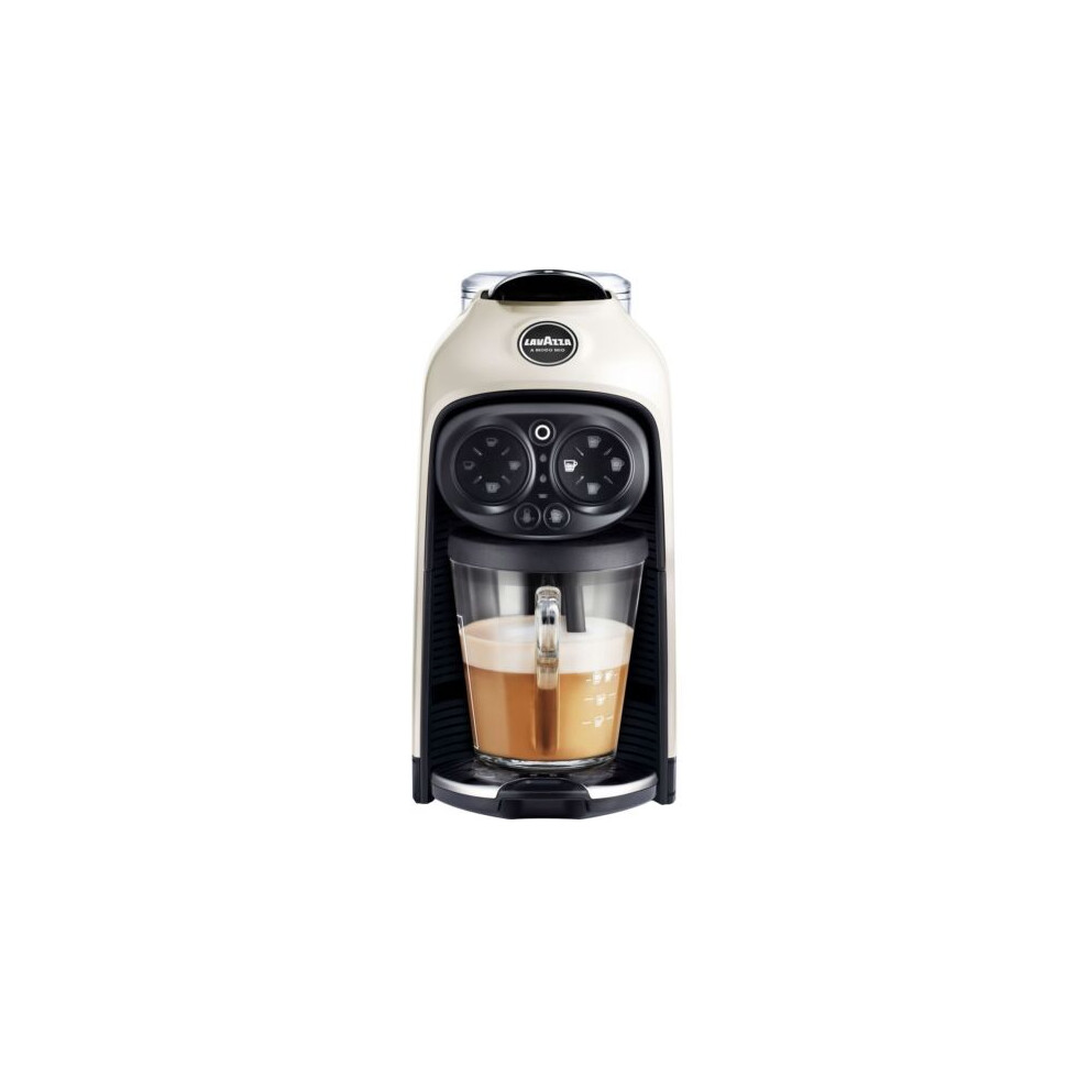 Lavazza A Modo Mio Deséa 18000393 Pod Coffee Machine with Milk Frother - White