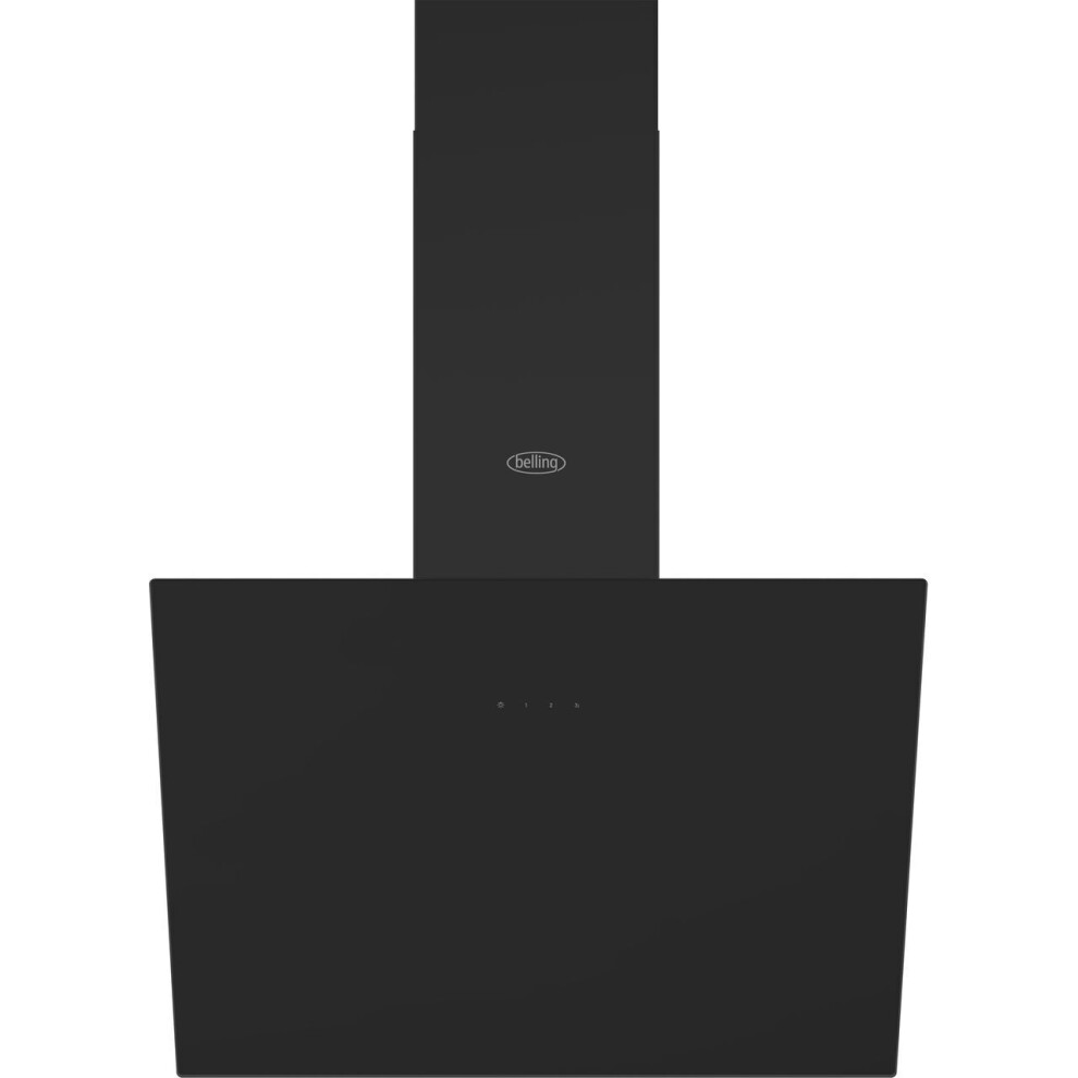 Belling Bel Chim 603Ang Blk Chimney Cooker Hood - Black