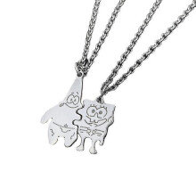 Spongebob Squarepants Titanium Steel Necklace Splicing Piestar Spongebob Squarepants