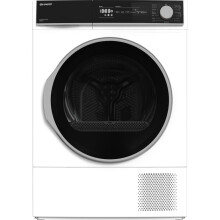 Sharp KD-NHH8S7GW21-EN 8kg Heat Pump Tumble Dryer, White - A++ Rated, Energy Efficient