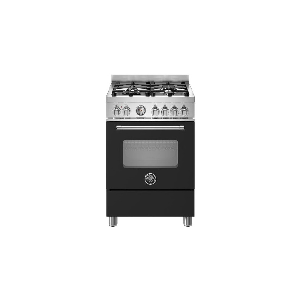 Bertazzoni Master Series Dual Fuel Cooker - Matt - A Rated Black