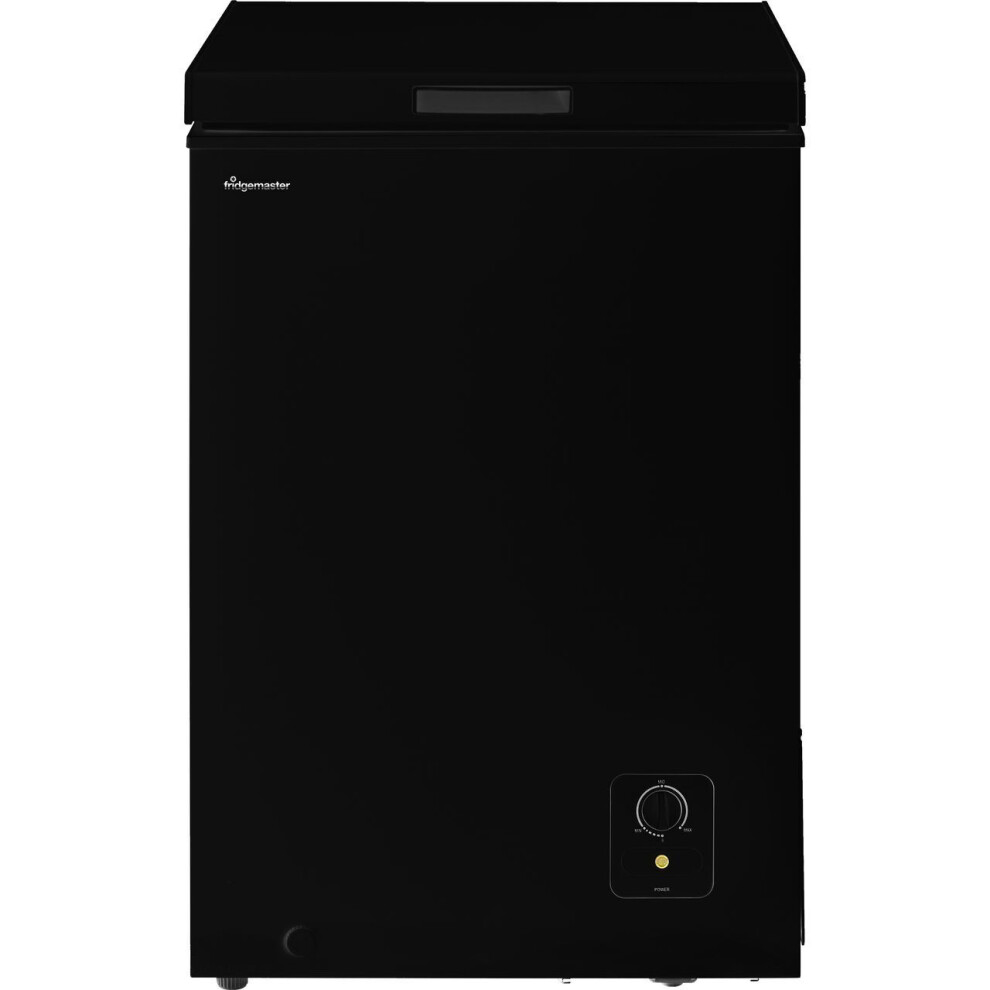 Fridgemaster Chest Freezer - Black - E Rated