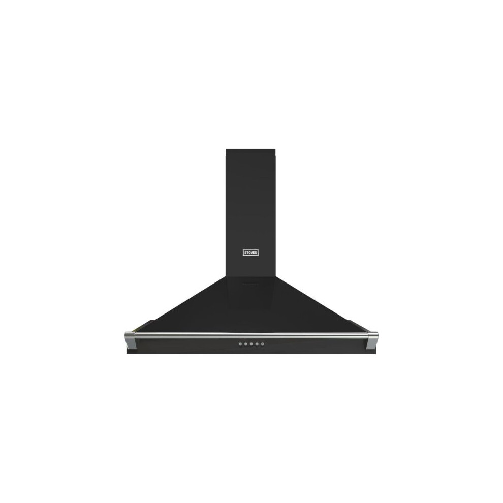 Stoves Richmond ST RICHMOND CHIM 90PYR BLK Chimney Cooker Hood - Black