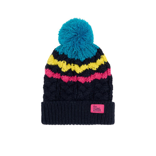 LightHouse (2-4 Yrs, Teal Navy) Bobbie Kids Bobble Hat