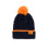 LightHouse (2-4 Yrs, Navy Orange) Bobbie Kids Bobble Hat 1