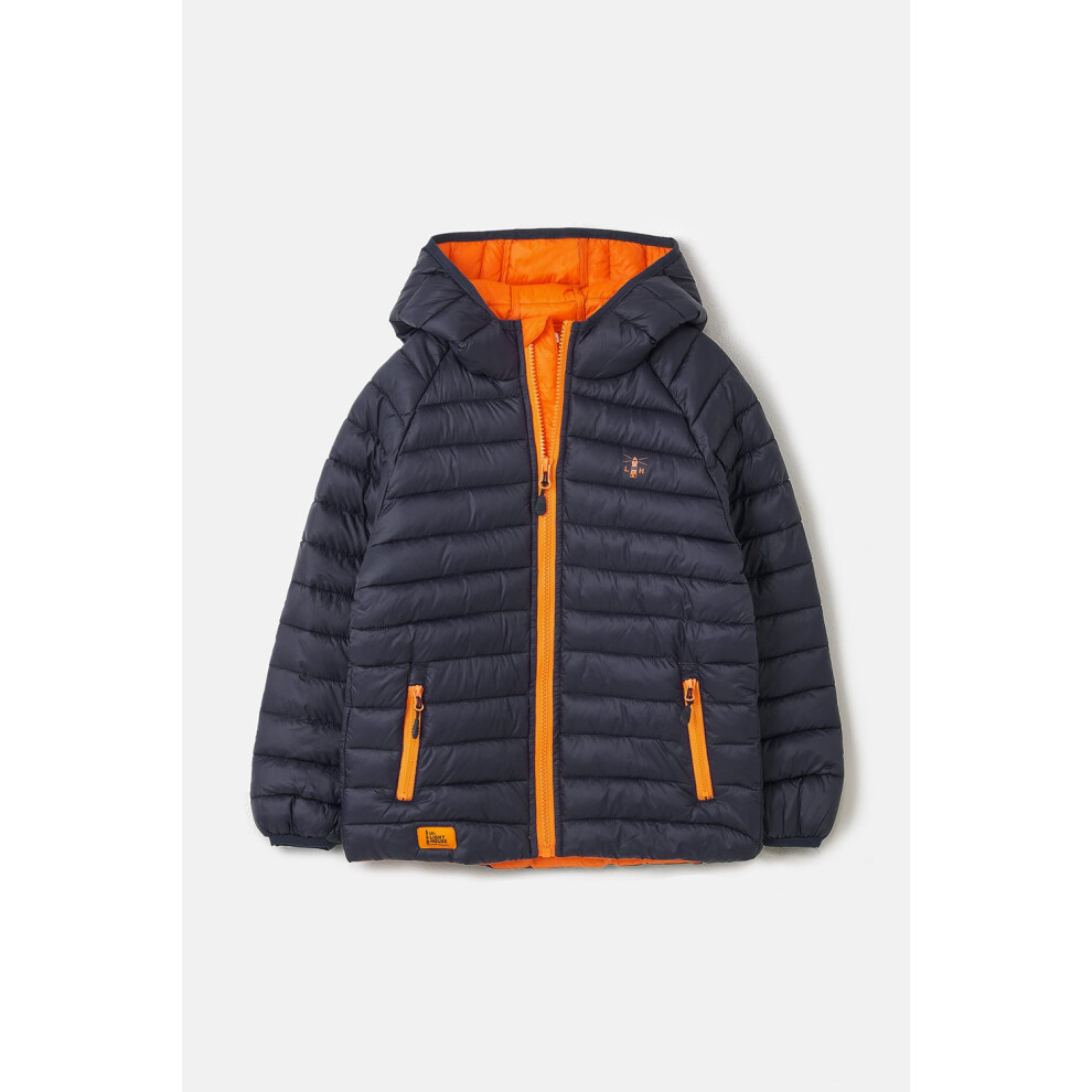 (3-4 Yrs, Navy Orange) Carter Kids Padded Jacket