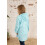 LightHouse (6-7 Yrs, Soft Turquoise Stripe) Cara Kids Rain Parka 4