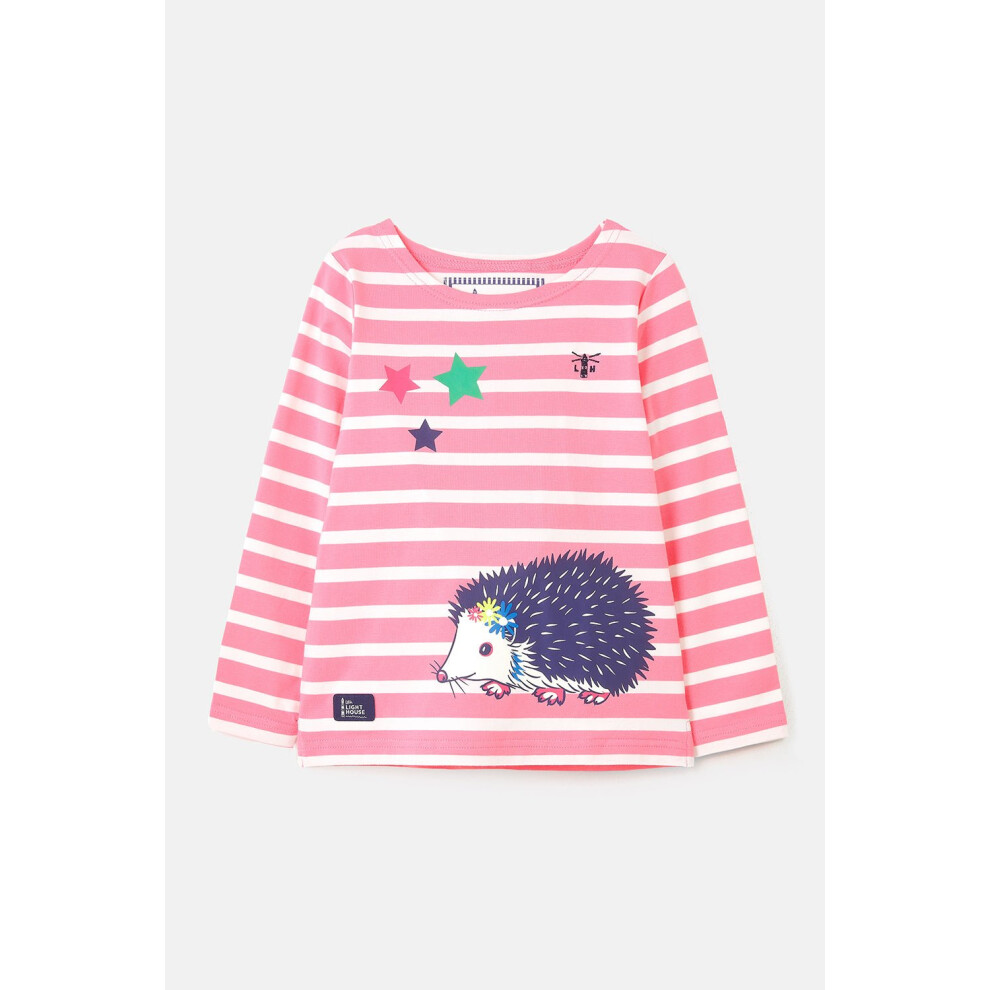 (3-4 Yrs, Hedgehog Print) Causeway Kids Long Sleeved Top