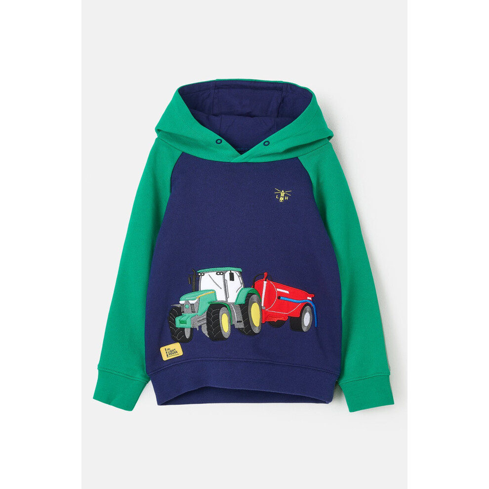 Lighthouse (6-7 Yrs, Green Tractor Slurry) Jack Kids Hoodie