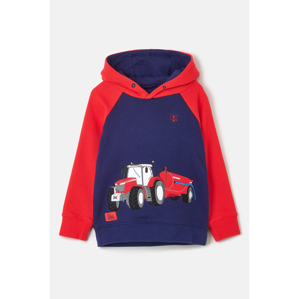 Lighthouse (1-2 Yrs, Tractor Slurry) Jack Kids Hoodie Red