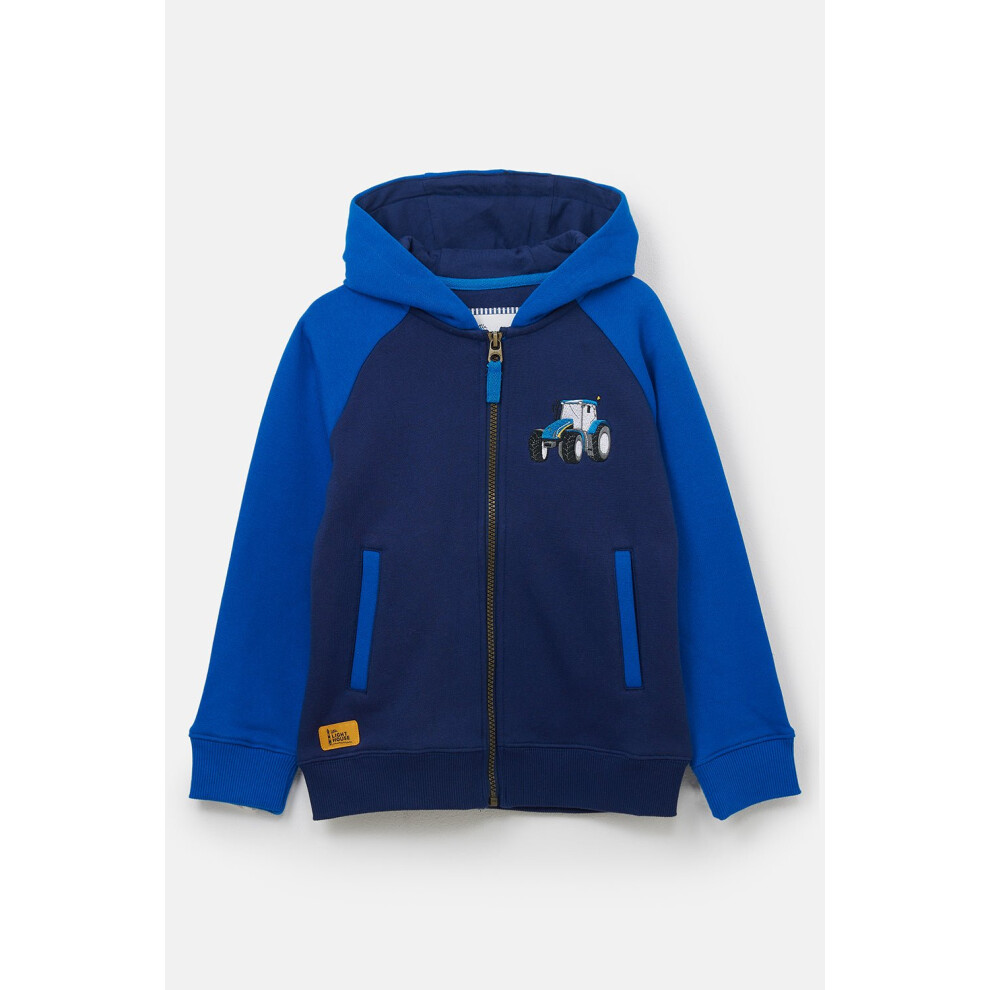 Lighthouse (7-8 Yrs, Blue Tractor) Jackson Kids Full Zip Hoodie