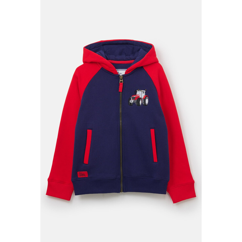 Lighthouse (7-8 Yrs, Red Tractor) Jackson Kids Full Zip Hoodie