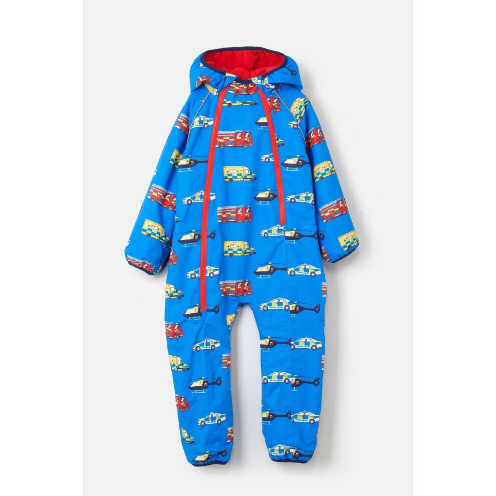 (1-2 Yrs, Transport Print) Jamie Puddle Kids Printed Waterproof Rain Suit