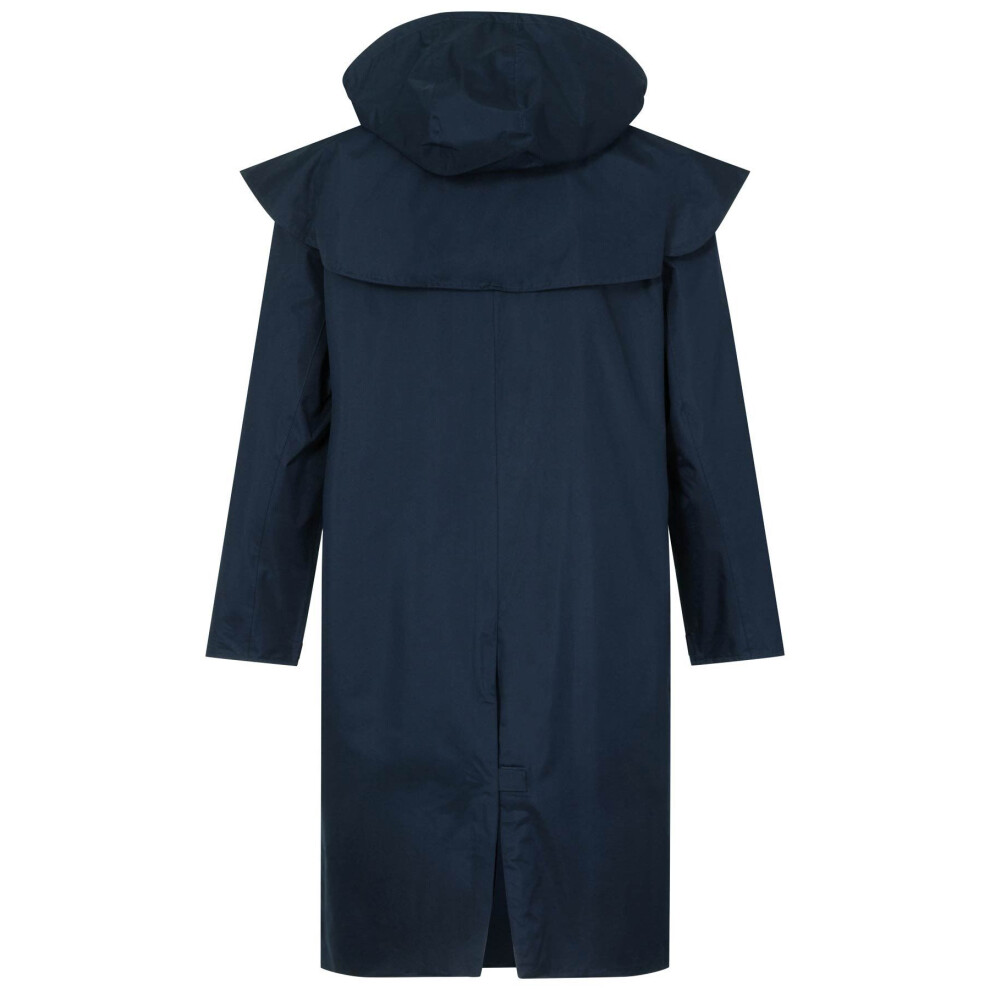 Lighthouse (Xxl, Navy) Stockman Mens Full Length Rain Coat - Image 2