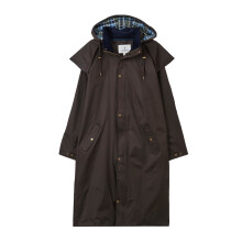 (XL, Chocolate) Stockman Mens Full Length Rain Coat