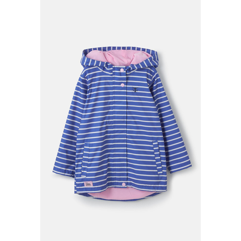 (3-4 Yrs, Parma Stripe) Olivia Kids Lightweight Waterproof Jacket