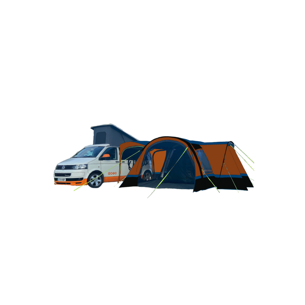 PRE ORDER Cocoon Breeze® v2 Campervan Awning  (Orange/Black)