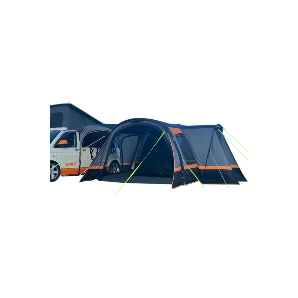 PRE ORDER Cocoon Breeze® v2 Campervan Awning (Charcoal/Orange)