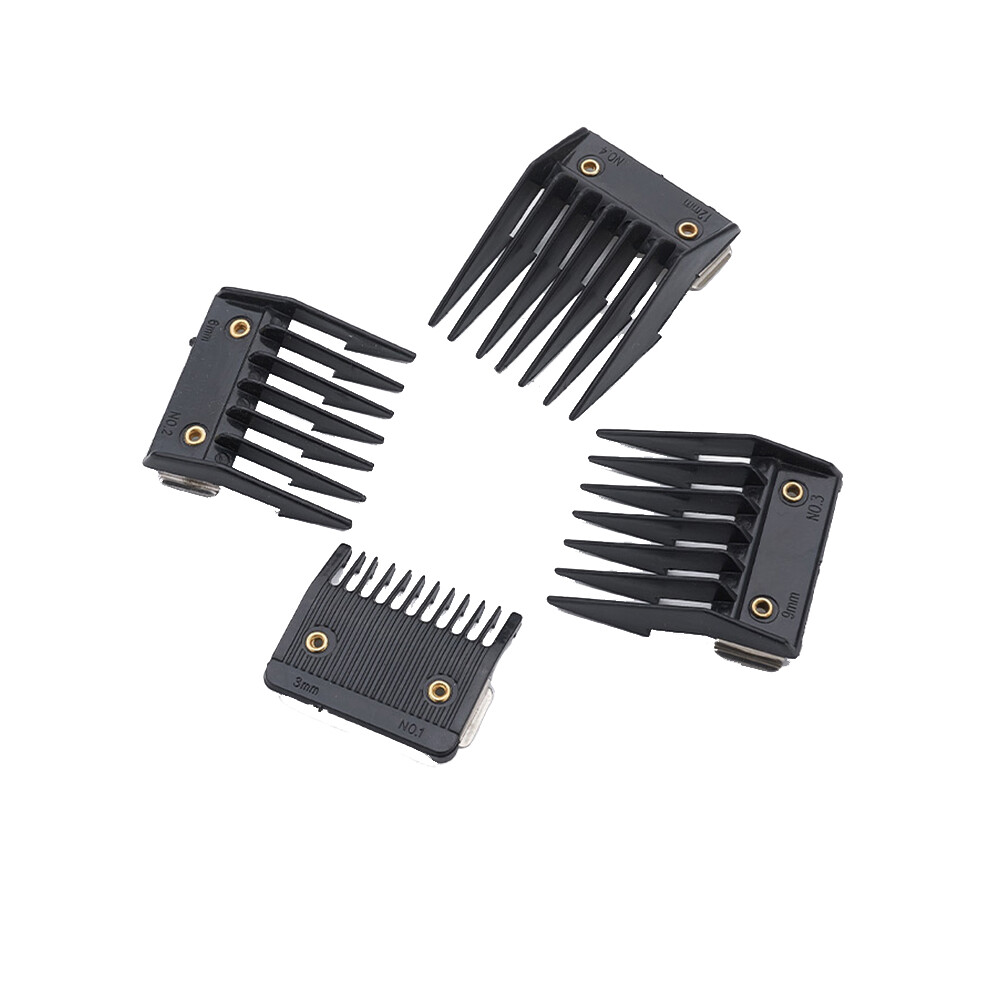 4 Attachment Comb Set for with Metal Cutting 3mm 6mm 9mm 12mm