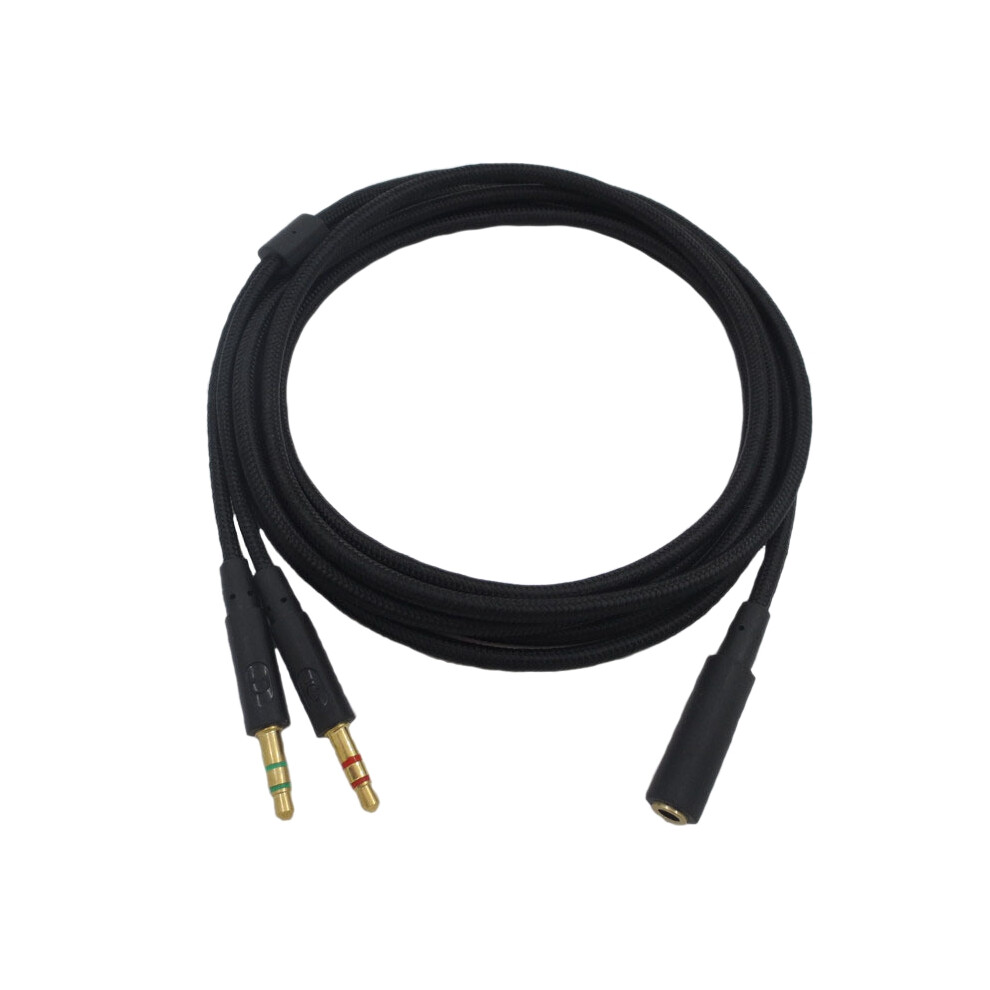 3.5Mm Universal 2 In 1 Gaming Headset Audio- Extend Cable 4854050733878