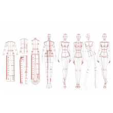 Fashion Illustration Rulers Sketching Templates Ruler,Combination