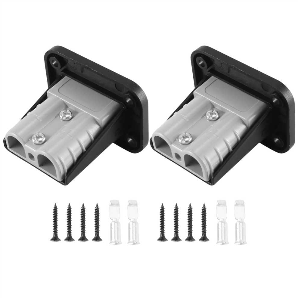 New Flush Mount For Anderson Plug 50A Connector Kit Mounting Bracket 4854050731997