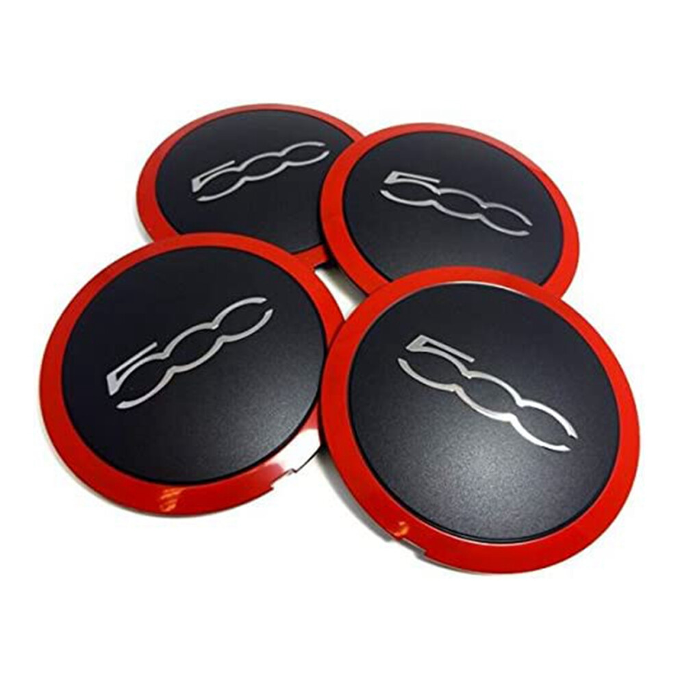 4Pcs 133Mm Hubcap For 500 Wheel Centre Hub Caps Emblem Sticker 4854050731621