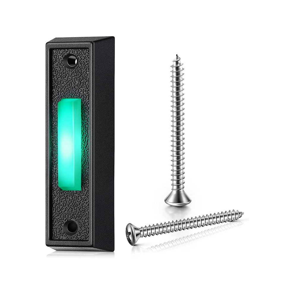 1Pcs Wired Doorbell Button With Led Light, Replacement Of Doorbell 4854050731003