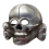 Skull Badge Brooch Pin Medal Emblem High Quality Metal 1