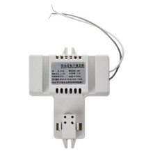White Plastic 4-Pin 2D Fluorescent Ballast for Tube Bulbs - AC220V, 38W, 0.19A