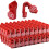 Peg Hook Lock Stop Lock 100 Pcs Plastic Red Stop Lock Anti-Theft Lock 1