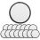 16 Pieces Sublimation Patch Blanks Quality Fabric Iron-on Circular 2
