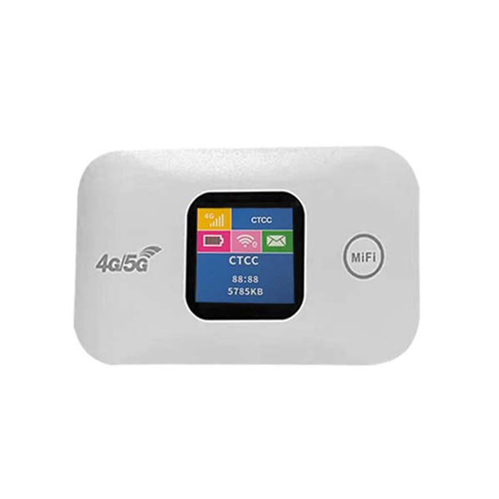 Portable 4G WiFi Router with Sim Card Slot Support 10 Users