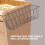 2 Pack Wall Grid Panel Hanging Wire Basket,Grid Wall Storage Basket 3