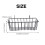 2 Pack Wall Grid Panel Hanging Wire Basket,Grid Wall Storage Basket 5