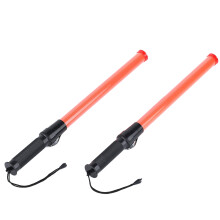 2Pack 21Inch Led Light Traffic Wands for Parking Guides