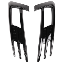For Golf 7 MK7 2013-2017 Gloss Black Car Bumper Fog Light Grille Trim