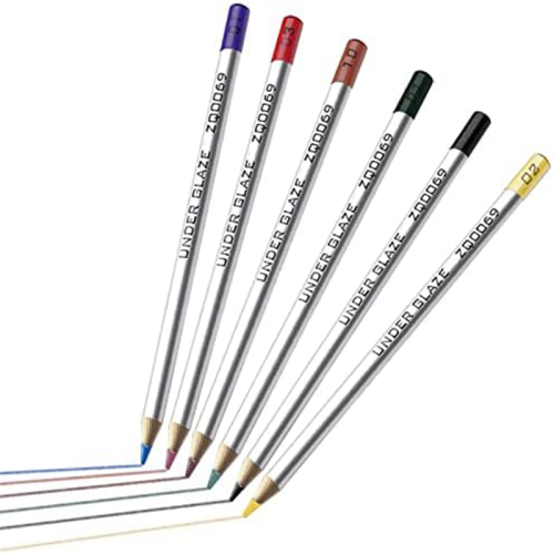 6Pcs Underglaze Pencils, Underglaze Pencils