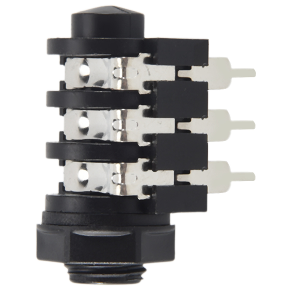 1/4" 6.5Mm Stereo Audio Pcb Panel Mount Headphone Jack Socket 6 Pin 4851529466817