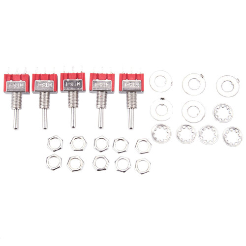 Mini Momentary (On)Off(On) Toggle Switch Model Railway SPDT 12V 1